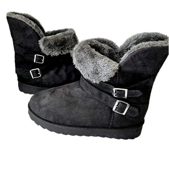 New Attitude Eddie Gray Boots size 8 medium JJ346.  Fax fur inside. - Picture 1 of 7